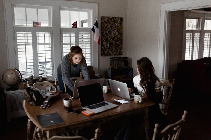 women coding